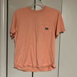 Heavy cloth peach colored billabong shirt
